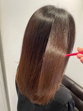 ミディアム 美髪✨LAKOLA  池袋✨のヘアスタイル