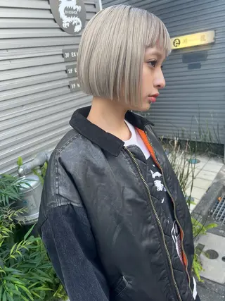 ミディアム HOODS hair salon所属・透明感カラー🌿ボブ ✨飛田　ケイのヘアスタイル