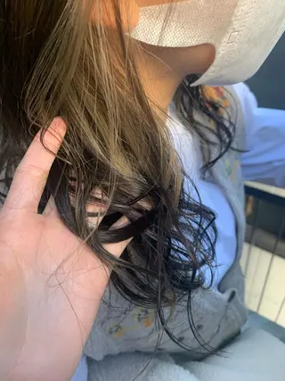 ロング カラー ヘアアレンジ SALOWIN藤沢店所属・サナ🌱 切りっぱなしボブのヘアスタイル