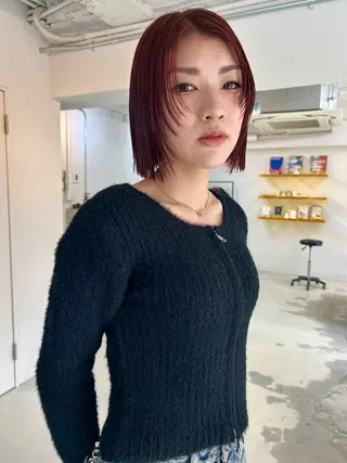 ミディアム カラー FavyS所属・心斎橋/カラー /りくのヘアスタイル