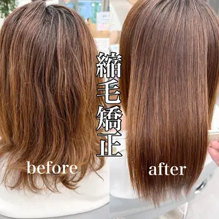 ミディアム パーマ 【くせ毛さんのお悩み 解決🍀】栗橋のヘアスタイル