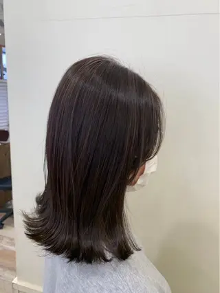 ミディアム 韓国ヘア ‎⟡.·KANA🐥のヘアスタイル