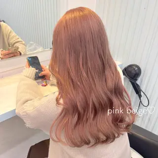 セミロング カラー ヘアアレンジ 愛されカラー🩷 はるなのヘアスタイル