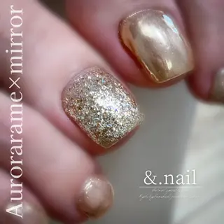 ネイル &.nail/ ニュアンス/持込み可のネイルデザイン