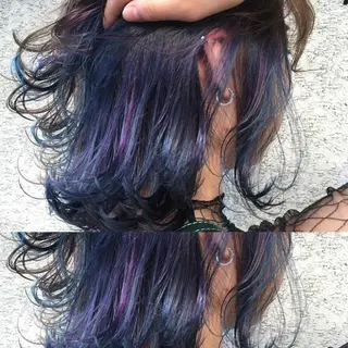 ミディアム カラー パーマ ヘアアレンジ メンズ キッズ ネイル マツエク・マツパ 架空〜KAQU〜所属・【clan】 NOGAMIのヘアスタイル