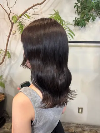 セミロング カラー log所属・ミサキ /モデル募集中🫧のヘアスタイル