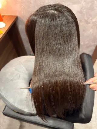 ロング カラー おおつか/メンズ特化 /縮毛矯正/髪質改善のヘアスタイル