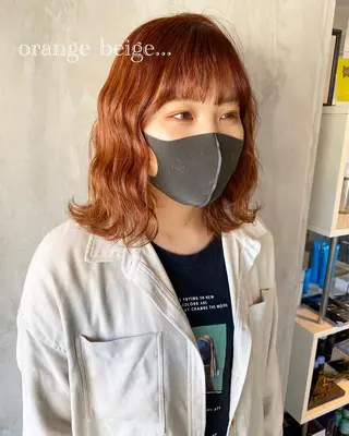 ミディアム カラー ヘアアレンジ stylist/蛯谷 珠里のヘアスタイル