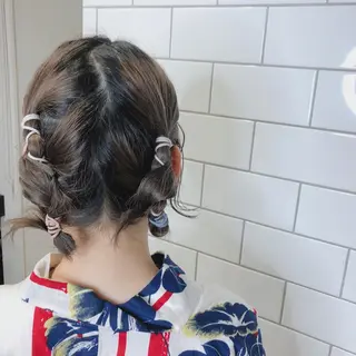 ミディアム カラー パーマ ヘアアレンジ メンズ キッズ ネイル マツエク・マツパ 🫧垢抜けヘア🫧 SHIORIのヘアスタイル