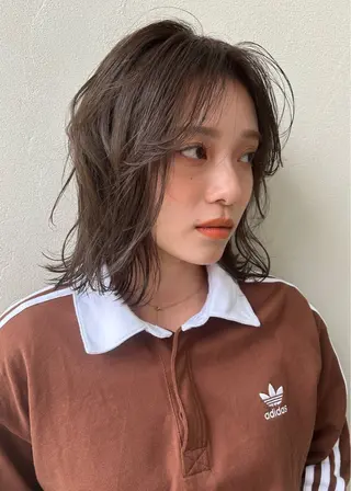 ミディアム 村瀬 浩司のヘアスタイル