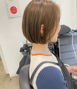 ショート YUTO歴9年 ベージュの透明感得意のヘアスタイル