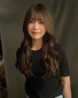 ロング カラー 透明カラー/レイヤー misaki °＊のヘアスタイル