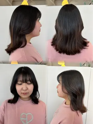 ミディアム maru.所属・林 小夏のヘアスタイル