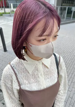 カラー 🔥ボブ／レイヤー／ shingoのヘアスタイル