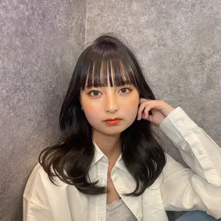 ロング 久保木 彩のヘアスタイル