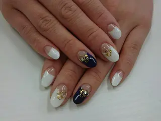 ミディアム ネイル nail salon Blancのネイルデザイン