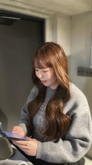 ロング カラー ANJU/本町肥後橋 /似合わせカラー💖のヘアスタイル