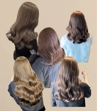 カラー 本木下朋花/髪質 改善×ダブルカラーのヘアスタイル