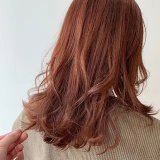 カラー ボブ🍊暖色カラー 浅草【Bob美容師】のヘアスタイル