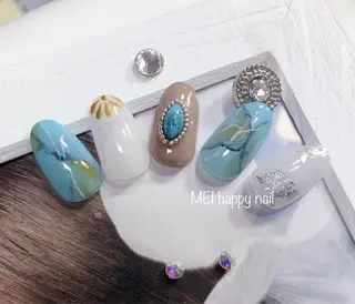 ネイル 北浦和 自爪育成ケアのネイルデザイン