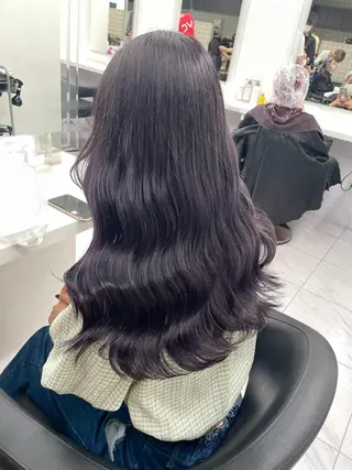 ロング カラー *モデル募集🤍横浜 透明感カラー🫧のヘアスタイル
