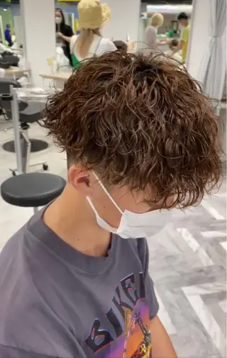 パーマ メンズ 新宿【メンズパーマ】 塩澤太一のヘアスタイル