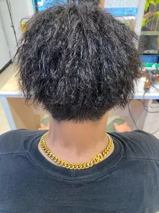 パーマ メンズ 🩵波巻き／ツイスパ HARU💎のヘアスタイル