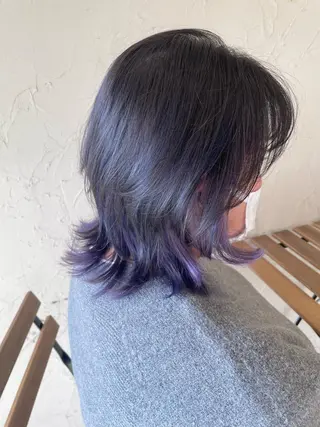 ミディアム カラー メンズ特化/パーマ指 名No.1/百瀬太郎のヘアスタイル