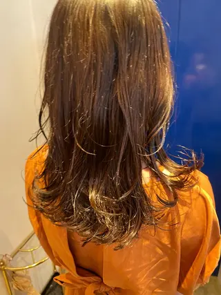 ミディアム カラー レイヤー/似合わせ TAKUYAのヘアスタイル