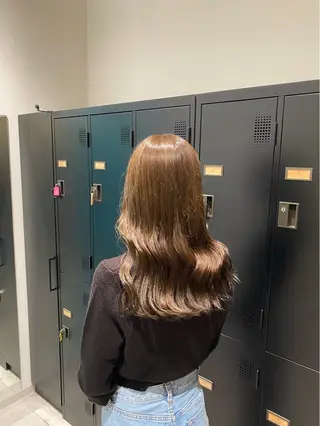 カラー 韓国ヘア AINA🐱のヘアスタイル