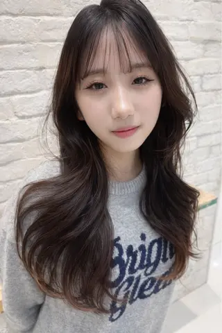 ロング earth中野山店 西尾　乃朱のヘアスタイル