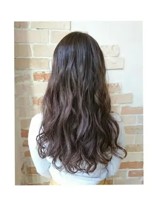 ロング カラー JIL BLAN 京都所属・RU RIのヘアスタイル