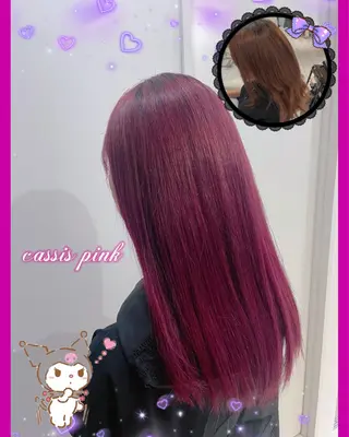 🍭ハイトーン/ デザインカラー🦄のヘアスタイル