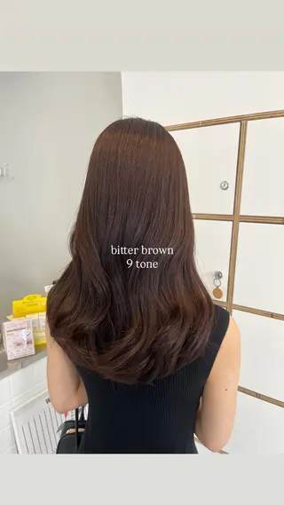 ロング カラー 山口 愛結のヘアスタイル