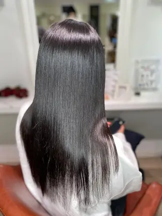 ロング カラー 栗形 龍乃介のヘアスタイル