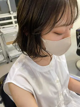 ショート カラー silo所属・silo MOKA 顔周りカット🦦のヘアスタイル