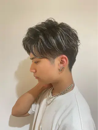 ショート カラー ☾伊左治祐未☾メンズ カットセンター北のヘアスタイル