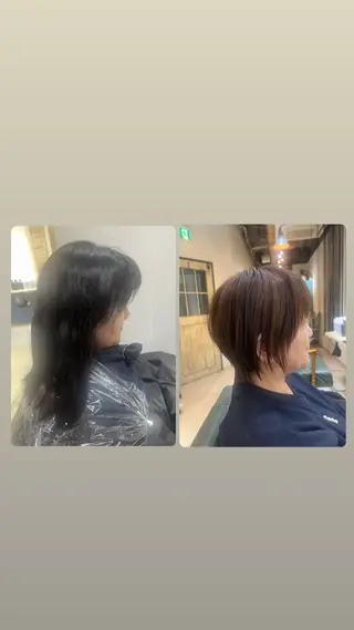 ショート たけかわ みずきのヘアスタイル
