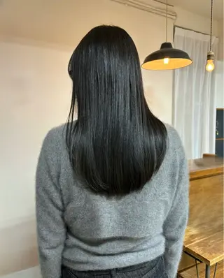 ロング カラー 韓国ボブ&顔まわり レイヤー♡TOMOEのヘアスタイル