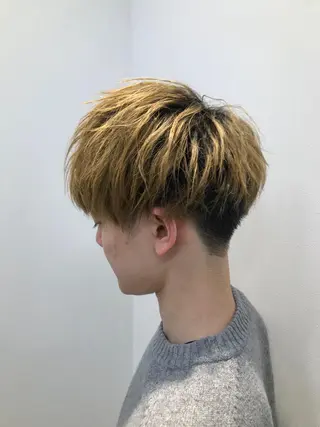 ショート カラー メンズ ショートヘア相談所✨ 澤里大のヘアスタイル