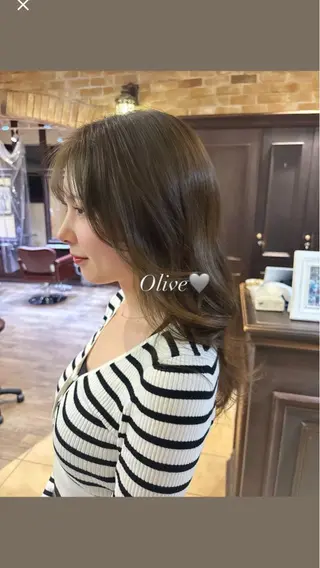 カラー Ly hair / nanoha🤍のヘアスタイル