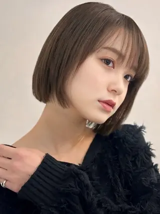 ショート カラー パーマ 銀座店長🌟 片山雄太のヘアスタイル