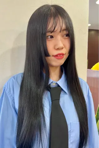 ロング 韓国ヘア 🎀華澄のヘアスタイル