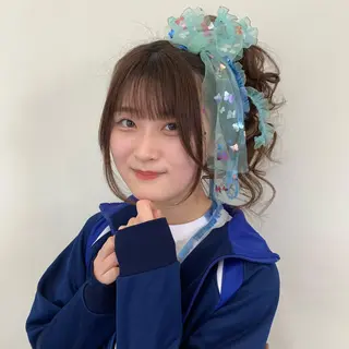 セミロング シールエクステ✨️韓 国羽エクステ🪽和希のヘアスタイル