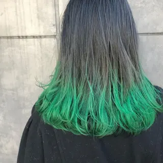 セミロング No1韓国風レイヤー &カチモリ✨ /サキのヘアスタイル