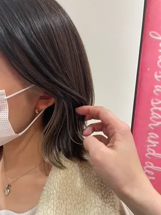 ミディアム カラー Ma ruのヘアスタイル