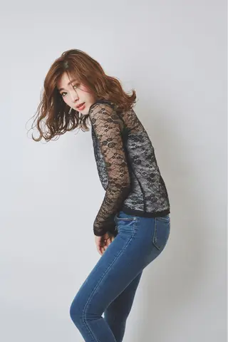 ミディアム カラー パーマ ヘアアレンジ メンズ キッズ ネイル マツエク・マツパ アティリー 西梅田のヘアスタイル