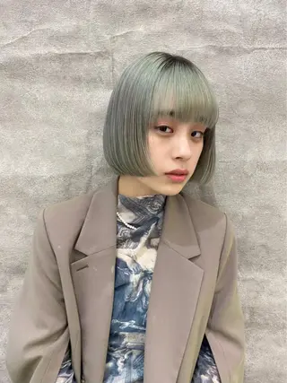 ミディアム 木志 望美のヘアスタイル