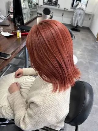 セミロング カラー HOLLY Tsutomu🌴のヘアスタイル