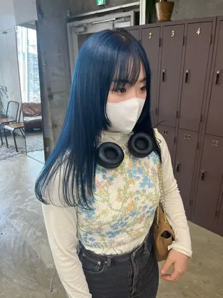 ロング カラー ナガノリノ /ボブ/ ベージュ/暖色のヘアスタイル